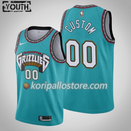 Memphis Grizzlies Custom Nike 25th Season Hardwood Classics Lasten Pelipaidat Swingman